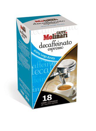 Molinari Espresso bezkofeínová, porciovaná káva 7g x 18ks