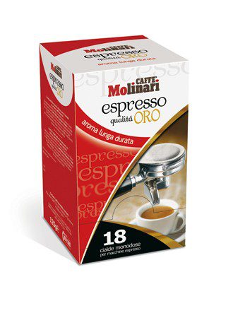 Molinari Espresso ORO, porciovaná káva 7g x 18ks