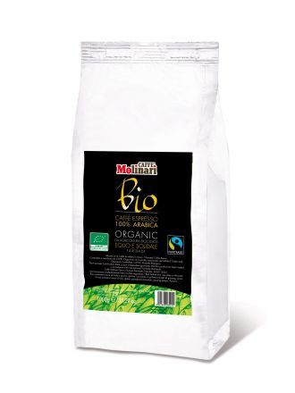 Molinari 100% Arabica BIO & Fairtrade, zrnková káva 1000g