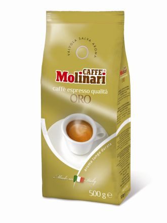 Molinari Espresso ORO, zrnková káva 500g