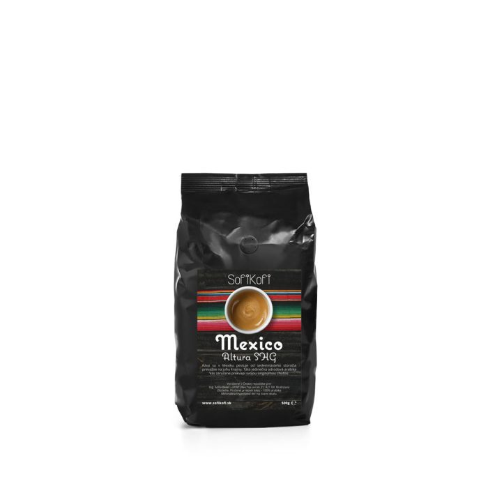 Zrnková káva Mexico 500g