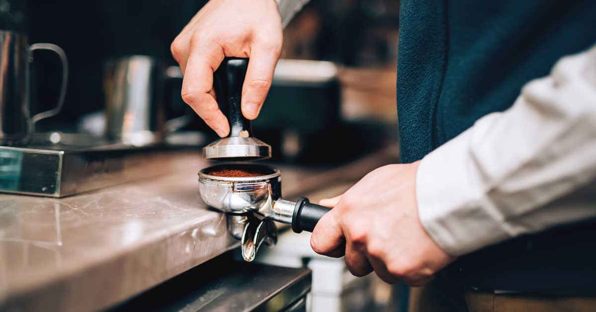 príprava kávy espresso