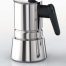 Moka kávovar Pedrini Steel moka indukcia na 4 šálky (koťogo)