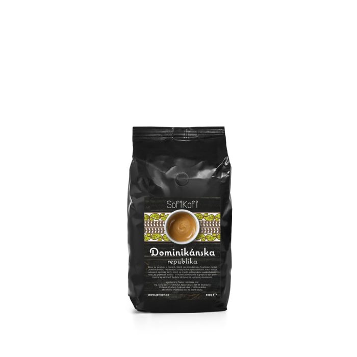 zrnková káva Dominikánska republika 500g