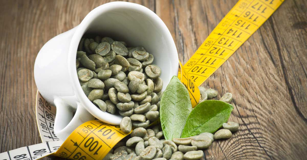 zelená zrnková káva a chudnutie