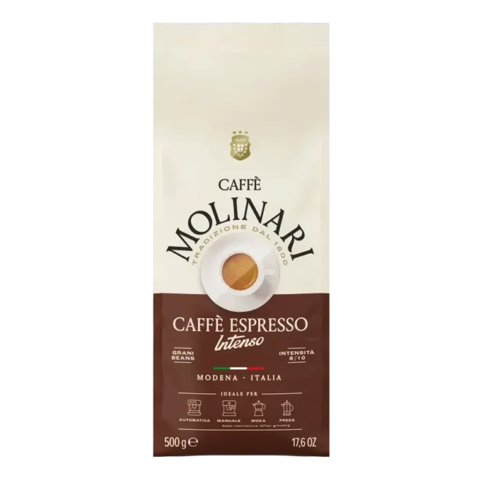 CAFFÉ MOLINARI Caffé Espresso Intenso 1 kg B2C zrnková káva